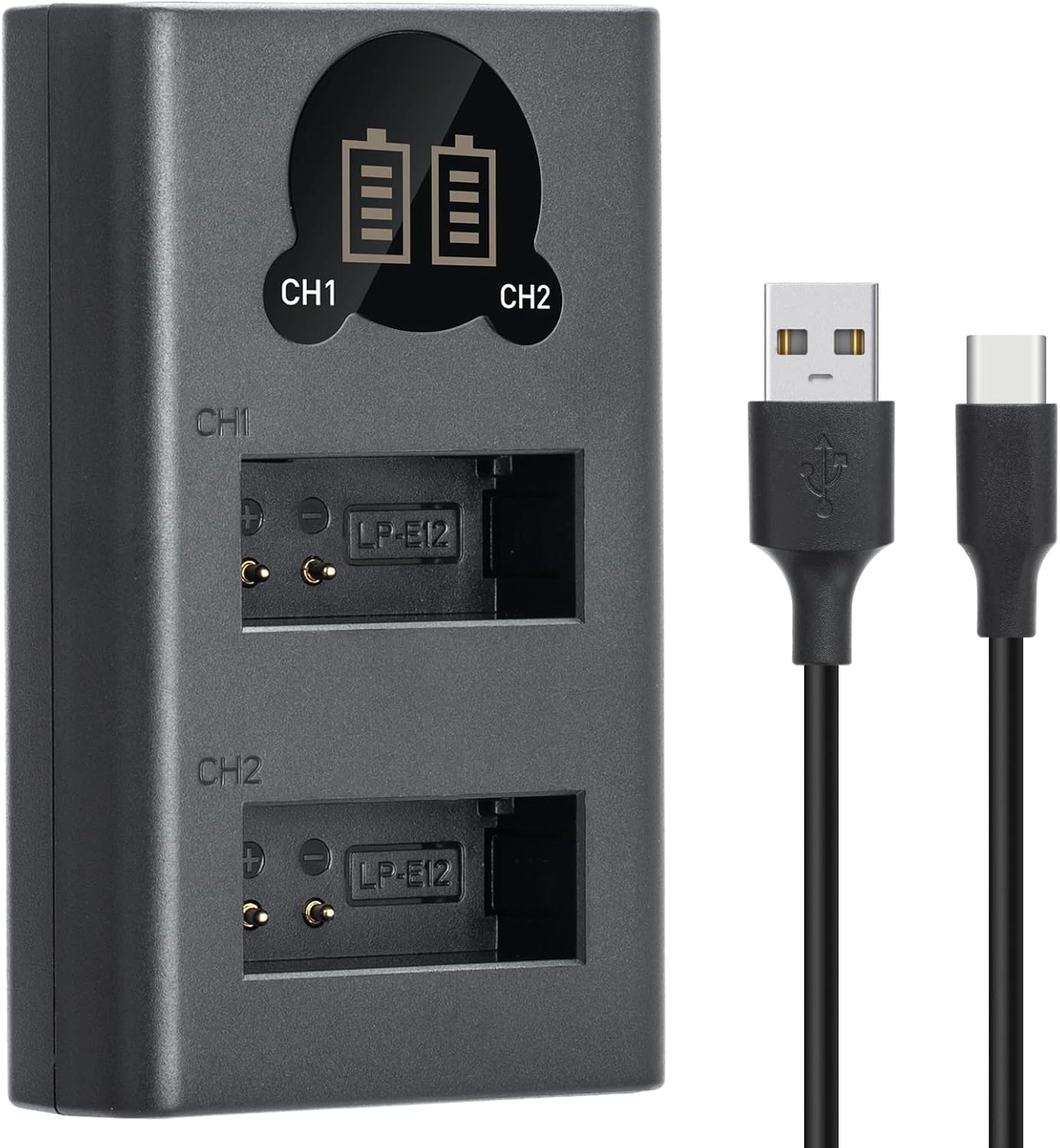 Caisi CS-LP-E12 Dual Battery Charger