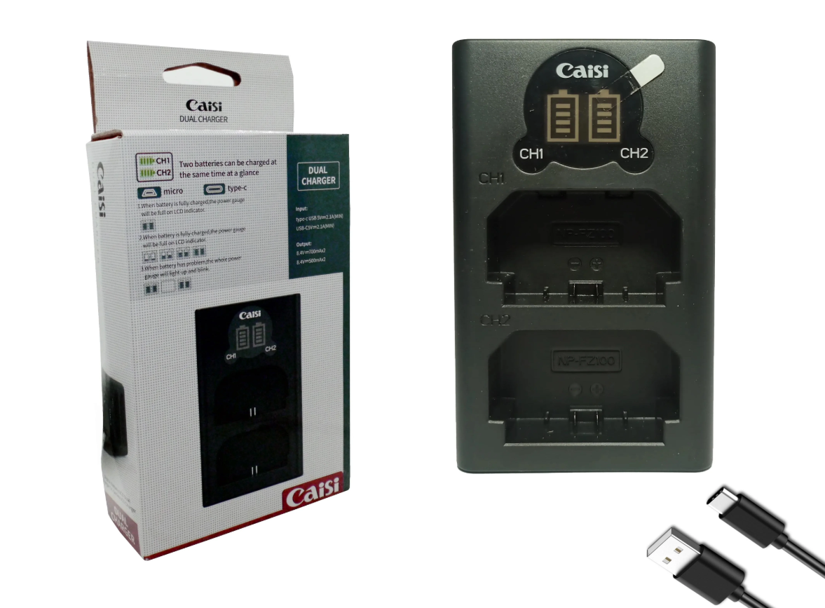Caisi CS-NP-FZ100 Dual Battery Charger
